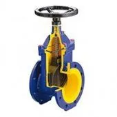 Задвижка с обрезиненным клином Zetkama 111D