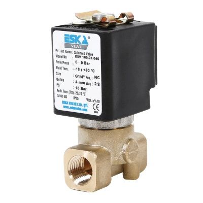 Электромагнитный клапан прямого действия ESKA VALVE ESV 100-101, 120-121 НЗ В Уфе