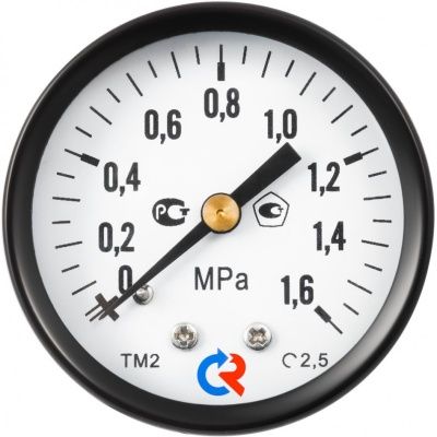 Манометр с электроконтактной приставкой, тип ТМ серия 10, подключение снизу, Росма В Уфе