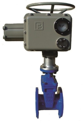 Задвижка с обрезиненным клином фланцевая ABRA с электроприводом Regada В Уфе