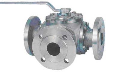 Кран шаровой трехходовой Pekos P86, фланцевый В Уфе