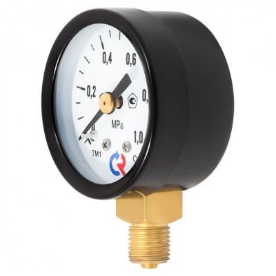 Манометр с электроконтактной приставкой, тип ТМ серия 10, подключение снизу, Росма В Уфе