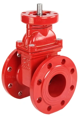 Задвижка шиберная дн.ру GGG40-SS304-NBR-2W-ISO Ру10 с голым штоком и невыдвижным шпинделем В Уфе