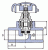 Вентиль проходной PPR, с выпускным клапаном, Wavin Ekoplastik В Уфе